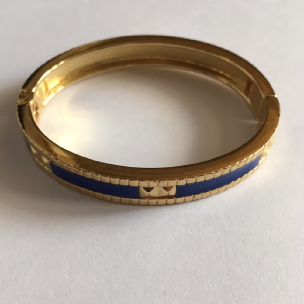Blue and Gold Bracelet